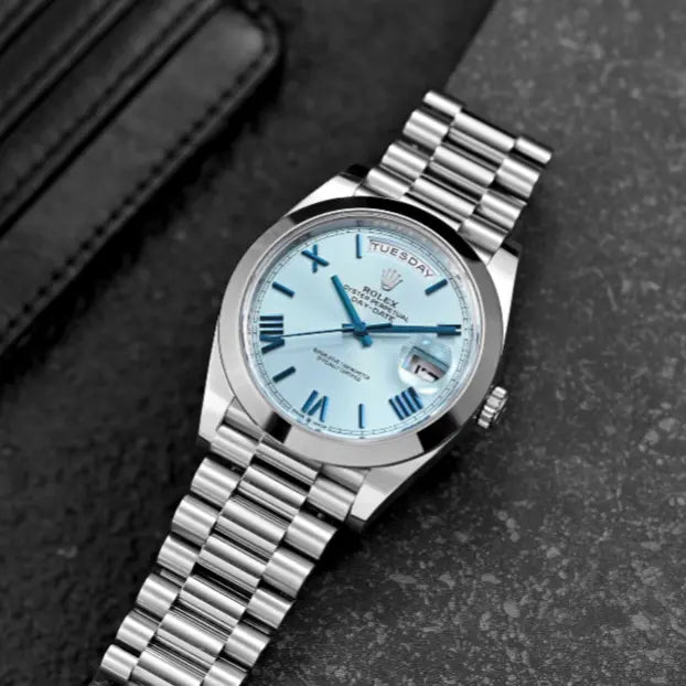 Quarter Daydate - Blue Ice - 40mm Gladius