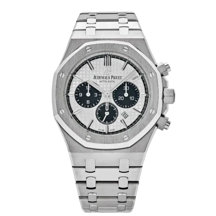 OAK Chronograph Silver - 41mm Gladius