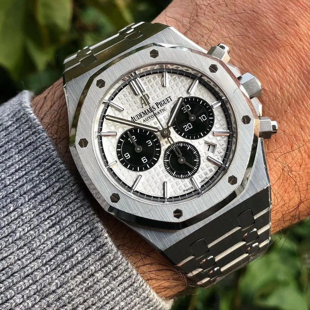 OAK Chronograph Silver - 41mm Gladius